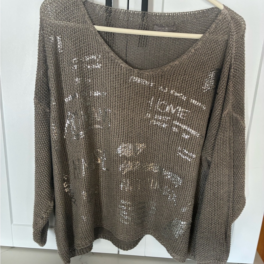 Women's Brown Knit Sweater